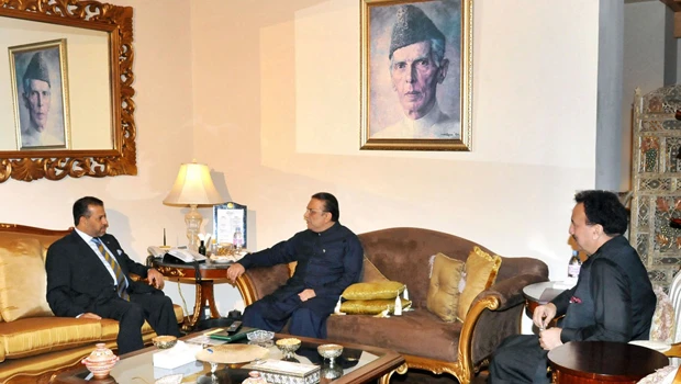 Saudi ambassador meets Pak president