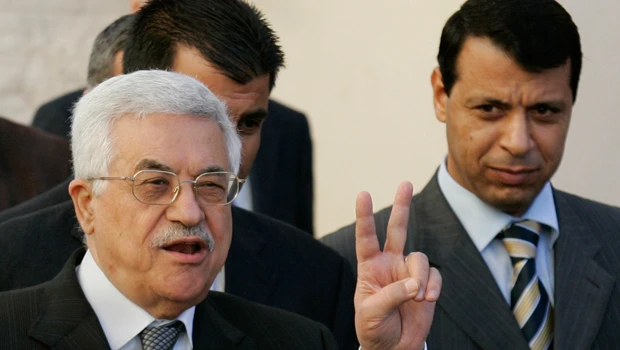 Palestinian police raid home of president’s rival
