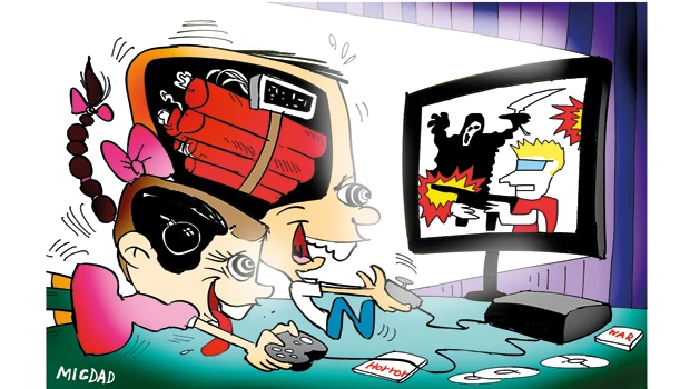 Business roars at stores selling violent video games