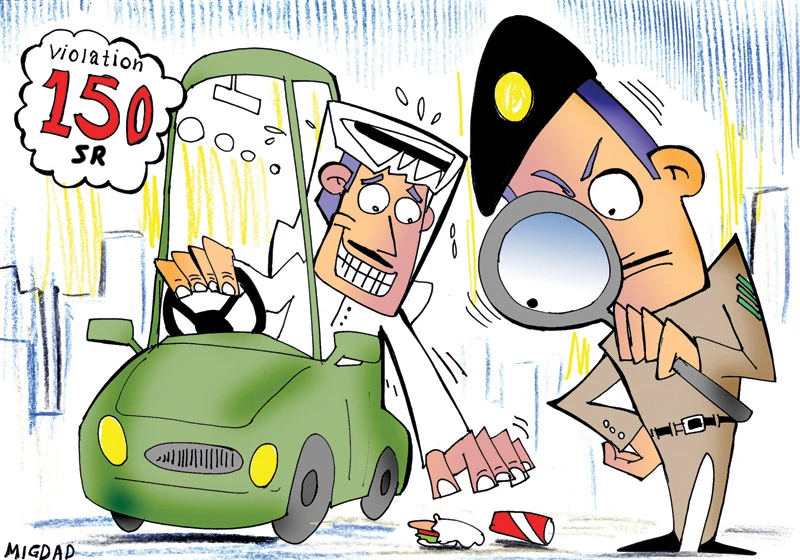 Tickets for littering
streets tame drivers