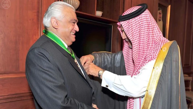 Top Saudi honor for Indian envoy
