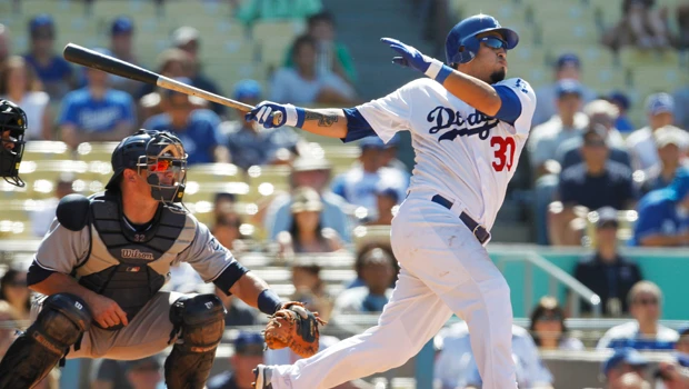 Hitless until 9th, Dodgers grab unlikely win
