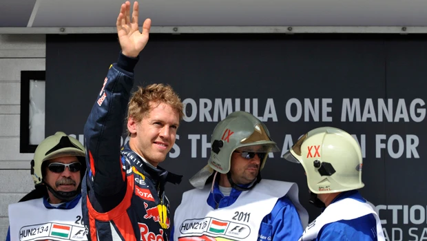 Vettel storms to Hungary pole ahead of Hamilton