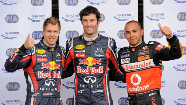 Webber grabs German pole; Hamilton second