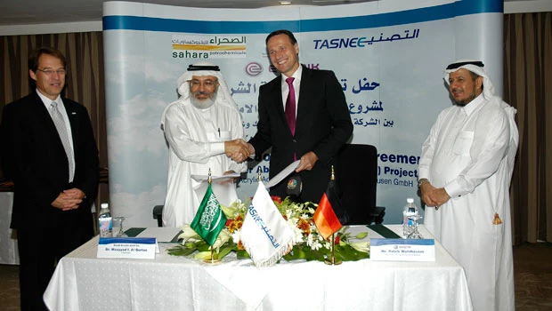 Tasnee, Evonik form JV