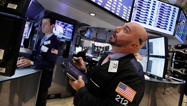 Stocks jump; Dow notches best gain in two weeks