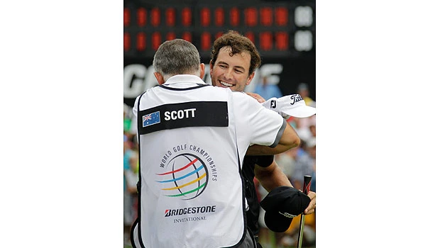 Scott claims first WGC title at Firestone