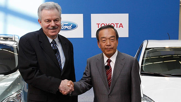 Toyota and Ford to work on hybrids for trucks