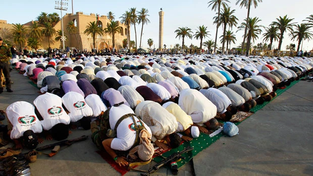 Libyans celebrate Eid, Qaddafi ouster