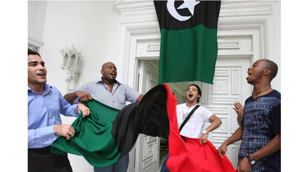 Libya’s embassies abroad defect