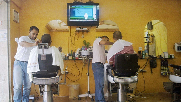 A cut above the rest: Barber shops make the most of festive mood