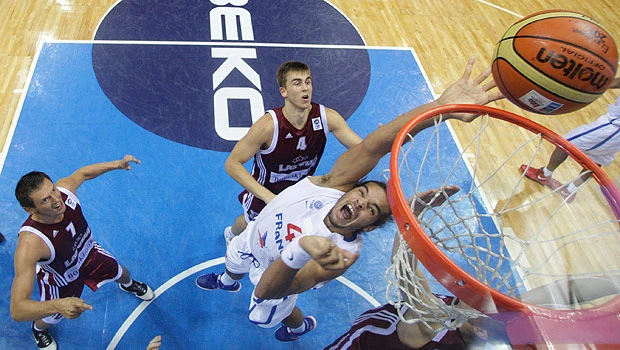 France beats Latvia 89-78 at Europeans