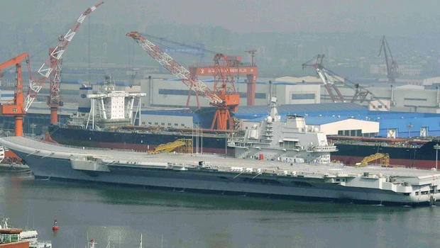 China’s first aircraft carrier begins sea trials
