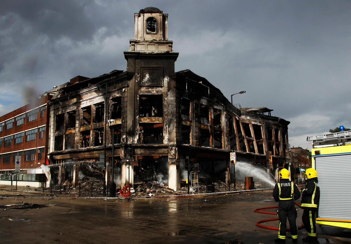 Worst riots for years hit London