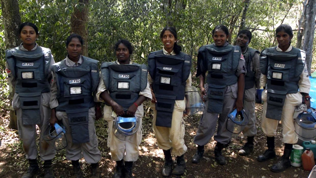 Sri Lanka’s women deminers clean up legacy of Asia’s longest war