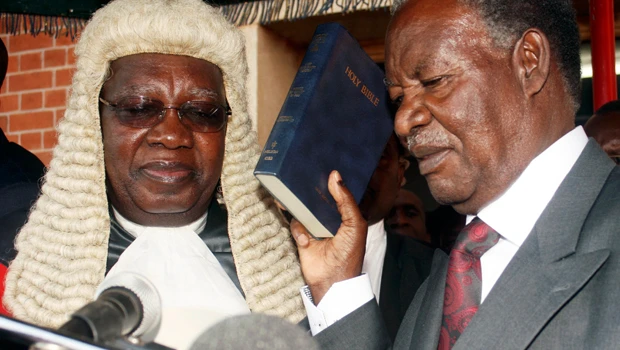 Zambia swears in new president