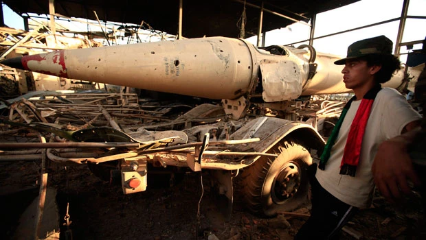 Abandoned Libyan missile: A gift to militants?