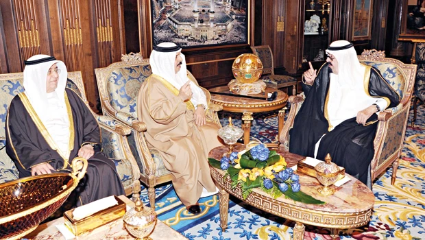 Abdullah, Hamad discuss major regional issues