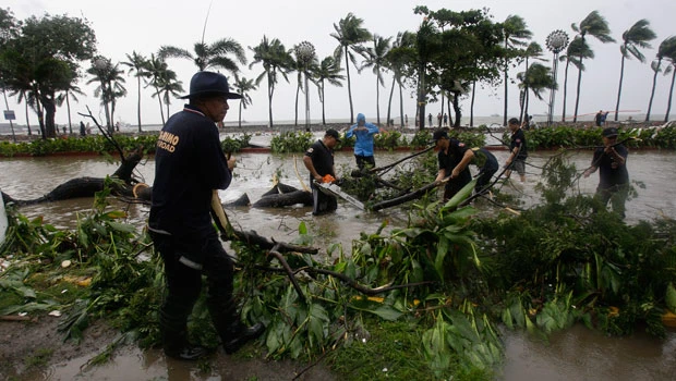 Philippines repairs after typhoon kills 21