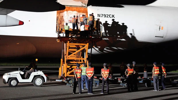 US flood aid shipment arrives in North Korea