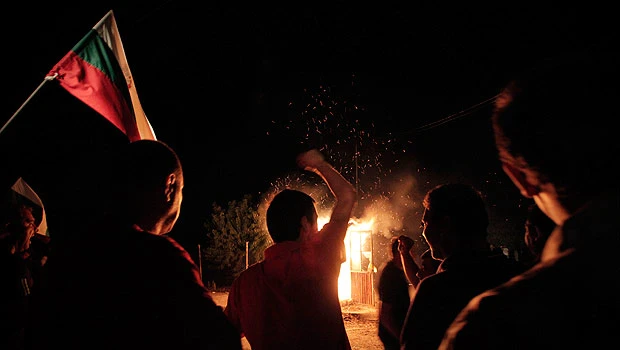 Sleepy village an unlikely spark for Roma protests