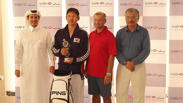 Kim, Nagaya share stage in SABB Golf Tournament
