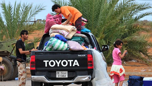 Chilly welcome for freedom fighters in Qaddafi’s town