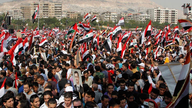 Syrians stage yet another pro-regime rally