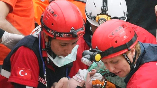 2-week-old baby rescued after Turkish quake