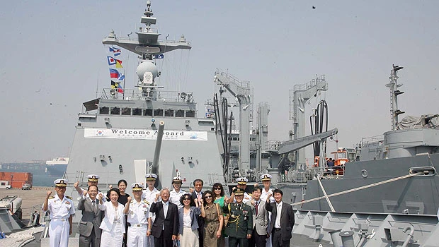 S. Korean navy training vessels in Jeddah on goodwill visit