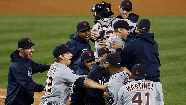 Tigers thwart Yankees, set up Rangers showdown