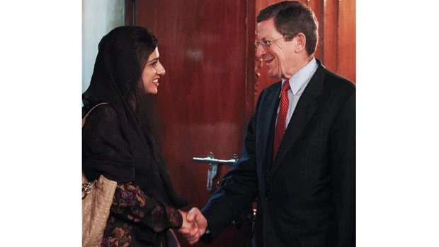 US envoy in Pakistan as suspected drone kills Haqqani aide