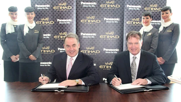 Etihad Airways, Panasonic Avionics sign deal