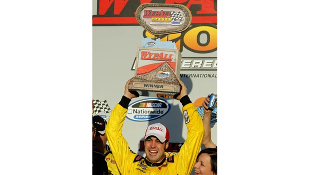 Hornish Jr. captures first NASCAR victory