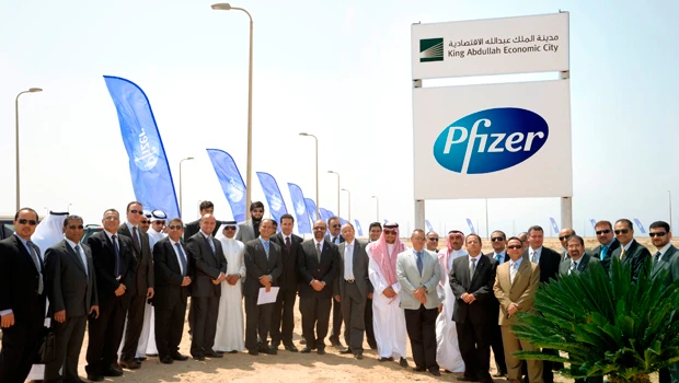 EEC hands over land for Pfizer plant in Kingdom