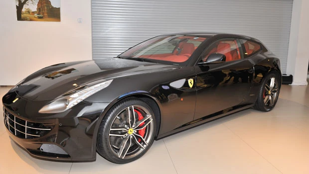 Ferrari unveils its first four-wheel drive supercar