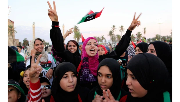 From east to west, Libyans cheer Qaddafi son’s capture