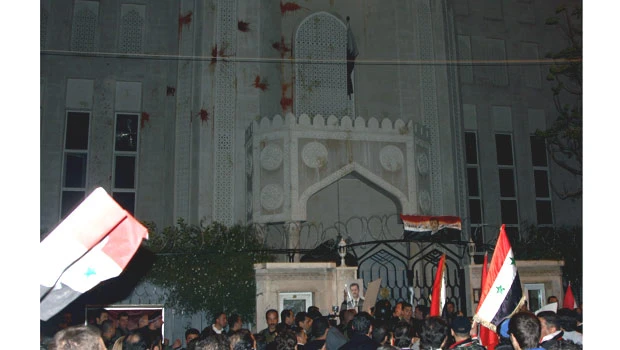 Saudi, Qatari and Turkish embassies attacked in Syria