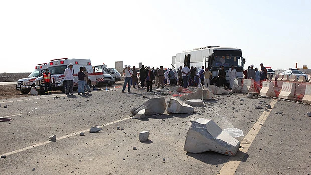 Red Crescent airlifts victim of road crash