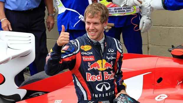 Vettel wins record 15th pole at Brazilian GP