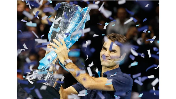 Federer beats Tsonga to win 6th ATP finals title