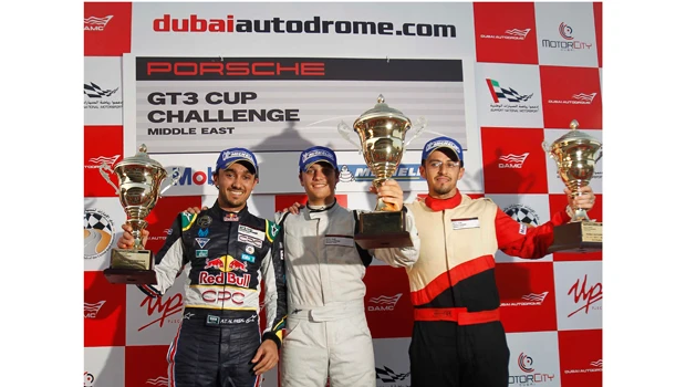Schmid edges out Al Faisal to win Porsche GT3 Cup opener