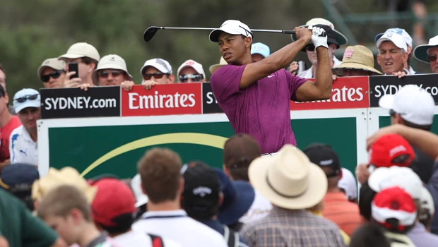 Tiger Woods in the mix at Australian Open