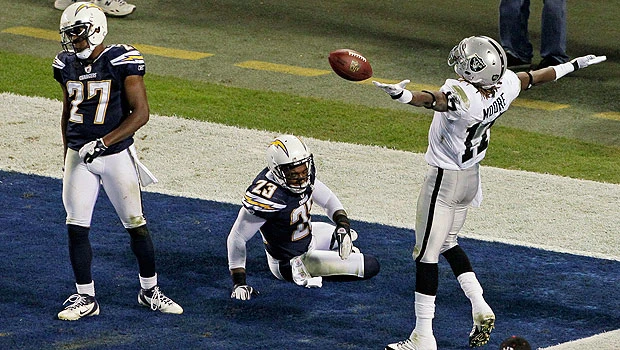 Raiders ‘studs’ ram Chargers