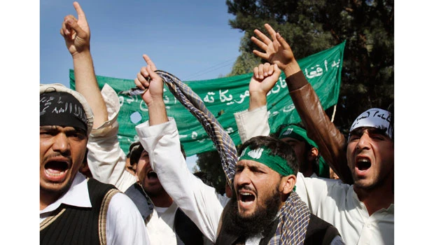 Protest flares in east Afghanistan against US deal