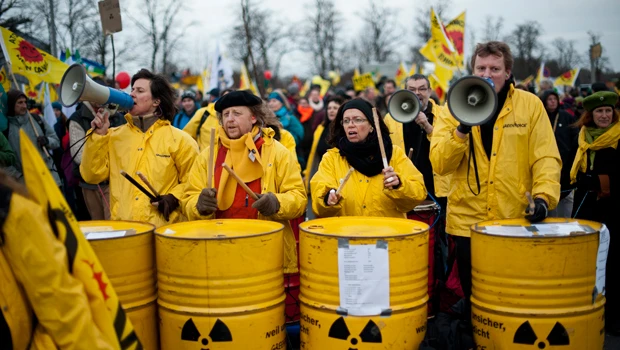 German police, demonstrators clash at nuke protest