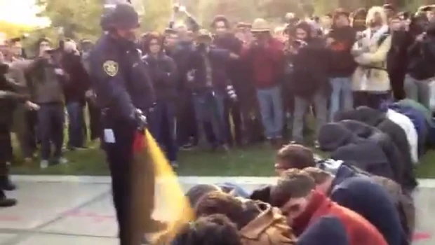 Officers in US pepper spray incident placed on leave