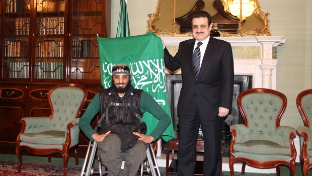 Saudi wheelchair record holder honored in London