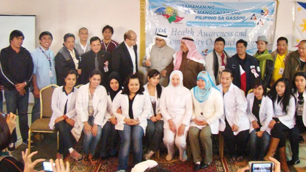 Tago commends role of OFW group in Qassim