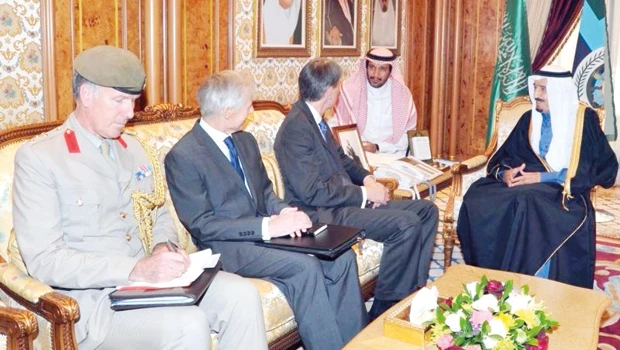 Defense training figures high in Saudi-UK talks
